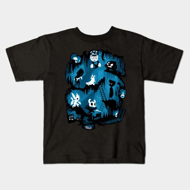 Indie Platformers Kids T-Shirt by RedBug01